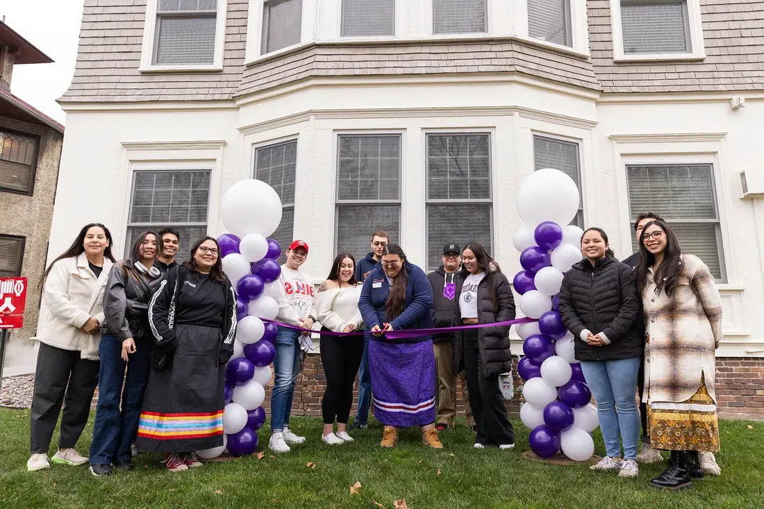 The grand opening ribbon cutting of 113 Euclid.